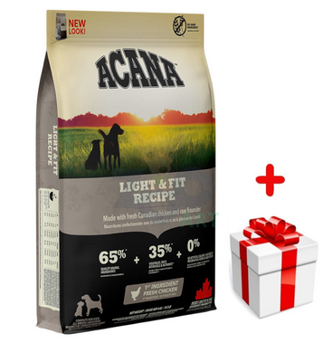  ACANA Light & Fit Dog 6kg + niespodzianka dla psa GRATIS!