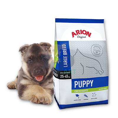 ARION Original Puppy Large Breed Chicken & Rice 12kg + Advantix - dla psów 25-40kg (4 pipety x 4ml)