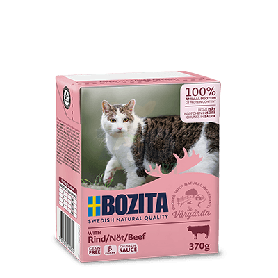 BOZITA Cat Wołowina W Sosie 6x370g+ 1szt GRATIS !!! 
