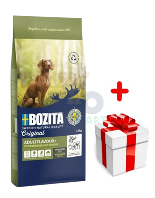 BOZITA Dog Adult Flavour Plus 12 kg + niespodzianka dla psa GRATIS!