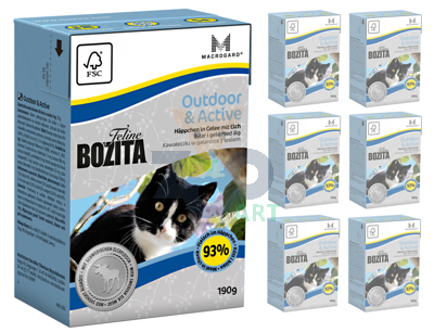 BOZITA Feline Outdoor Active 6 x 190g