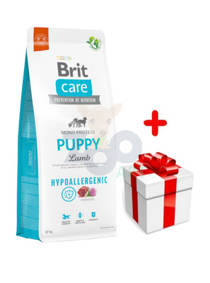 BRIT CARE Hypoallergenic Puppy Lamb 12kg + niespodzianka dla psa GRATIS!