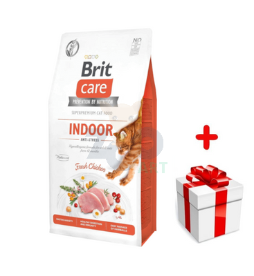 BRIT Care Cat  Grain-Free Indoor Anti-Stress 400g + niespodzianka dla kota GRATIS!