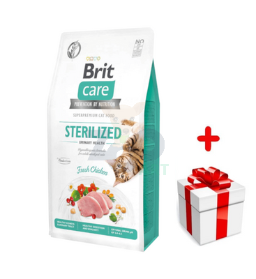 BRIT Care Cat  Grain-Free Sterilised Urinary Health 400g + niespodzianka dla kota GRATIS!