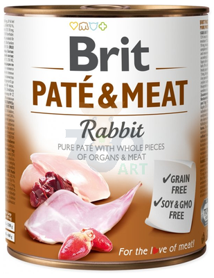 BRIT PATE & MEAT RABBIT 6x800g