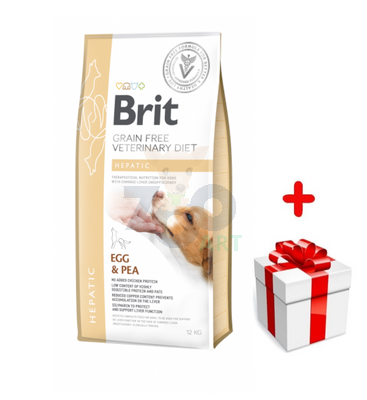 Brit gf veterinary diets dog Hepatic 2kg + niespodzianka dla psa GRATIS!