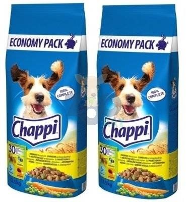 CHAPPI 2x13,5kg - sucha karma dla psów z drobiem i warzywami