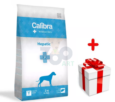 Calibra Veterinary Diets Dog Hepatic 2kg + Niespodzianka dla psa GRATIS