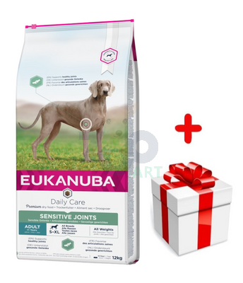 EUKANUBA Daily Care Sensitive Joints 12kg + niespodzianka dla psa GRATIS!