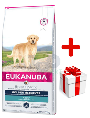 Eukanuba adult golden retriever 12kg + niespodzianka dla psa GRATIS!