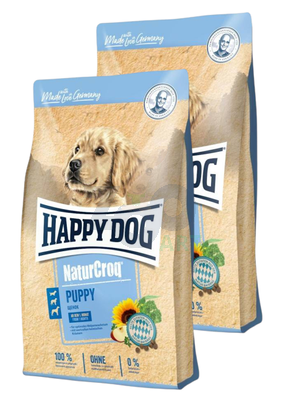 HAPPY DOG Natur-Croq szczeniak 2x15kg