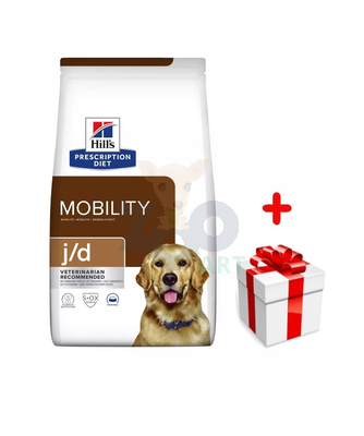 HILL'S PD Prescription Diet Canine j/d 12kg + niespodzianka dla psa GRATIS!