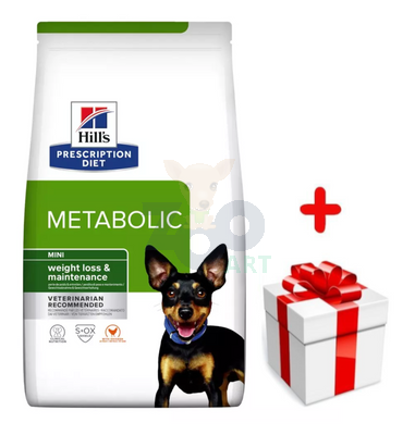 HILL'S PD Prescription Diet Metabolic Mini Canine 6kg + niespodzianka dla psa GRATIS!