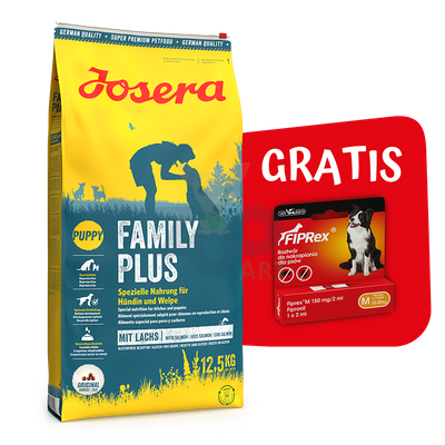 JOSERA Family Plus 12,5kg + FIPREX 75 M 2ML GRATIS!!