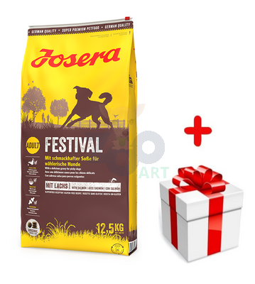 JOSERA Festival 12,5kg + niespodzianka dla psa GRATIS!