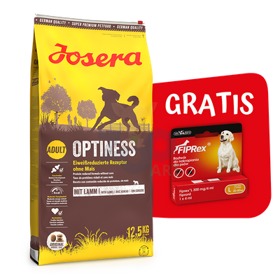 JOSERA Optiness 12,5kg + FIPREX 75 L 4ML GRATIS!!