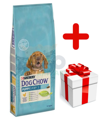 PURINA Dog Chow Puppy Chicken 14kg + niespodzianka dla psa GRATIS!