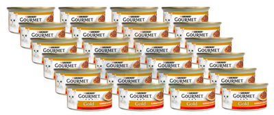 Purina Gourmet Gold Sauce Delight z wołowiną 24x85g