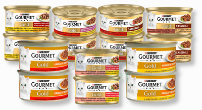 Purina Gourmet Gold w sosie mix 7 smaków 14x85g