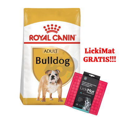 ROYAL CANIN Bulldog Adult 12kg karma sucha dla psów dorosłych rasy bulldog + LickiMat GRATIS