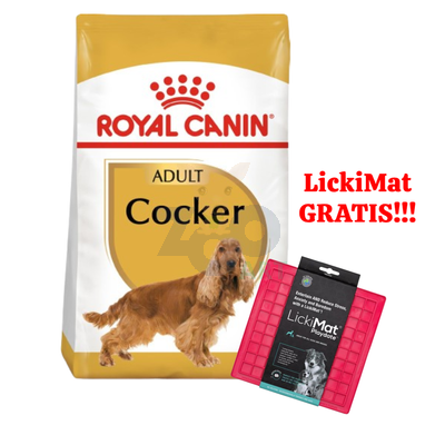 ROYAL CANIN Cocker Spaniel Adult 12kg karma sucha dla psów dorosłych rasy cocker spaniel + LickiMat GRATIS