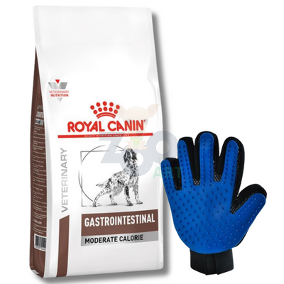 ROYAL CANIN Gastro Intestinal Moderate Calorie GIM23 15kg + Rękawica do czesania GRATIS!