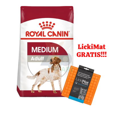 ROYAL CANIN Medium Adult 15kg karma sucha dla psów dorosłych, ras średnich + LickiMat GRATIS