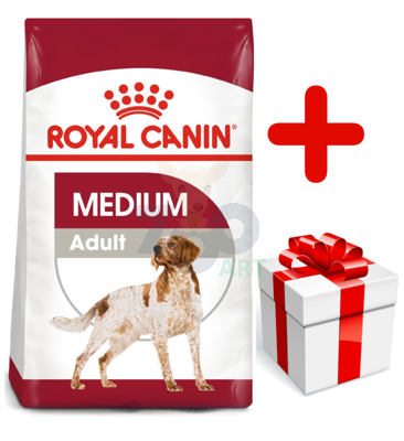 ROYAL CANIN Medium Adult 15kg karma sucha dla psów dorosłych, ras średnich  + niespodzianka dla psa GRATIS!