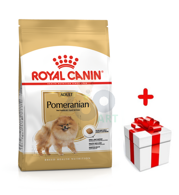 ROYAL CANIN Pomeranian Adult 500g karma sucha dla psów dorosłych rasy Pomeranian + niespodzianka dla psa GRATIS