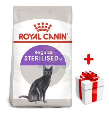 ROYAL CANIN  Sterilised 4kg karma sucha dla kotów dorosłych, sterylizowanych + niespodzianka dla kota GRATIS!