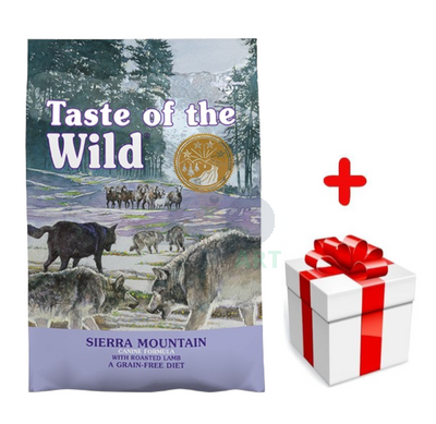 TASTE OF THE WILD Sierra Mountain 5,6kg + niespodzianka dla psa GRATIS!