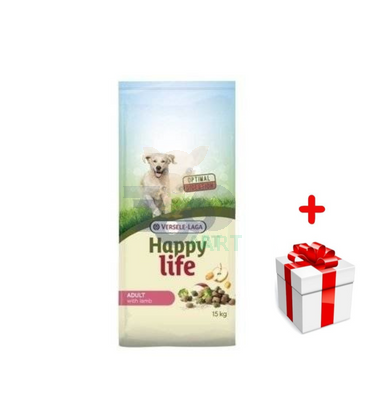 VERSELE-LAGA Happy Life Adult  Lamb 15kg  + niespodzianka dla psa GRATIS!