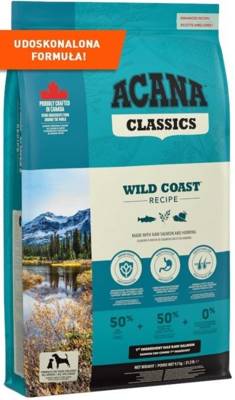 ACANA Classics Wild Coast 9,5kg\ Opakowanie uszkodzone (3537) !!! 