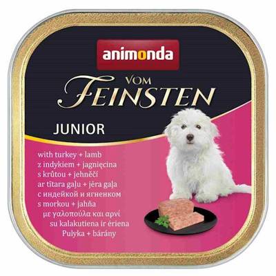 ANIMONDA Dog Vom Feinsten Junior smak: indyk z jagnięciną 150g