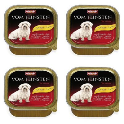 ANIMONDA Dog Vom Feinsten Senior smak: drób z jagnięciną 22x150g