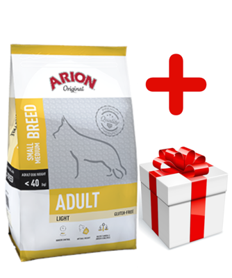 ARION Original Adult Small/Medium Breed Light 12kg + niespodzianka dla psa GRATIS!
