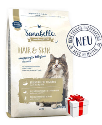BOSCH Sanabelle Hair & Skin 10kg + Niespodzianka dla kota GRATIS