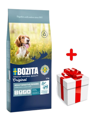 BOZITA Original Sensitive Digestion 12kg + niespodzianka dla psa GRATIS!