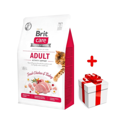 BRIT Care Cat  Grain-Free Activity Support 400g + niespodzianka dla kota GRATIS!