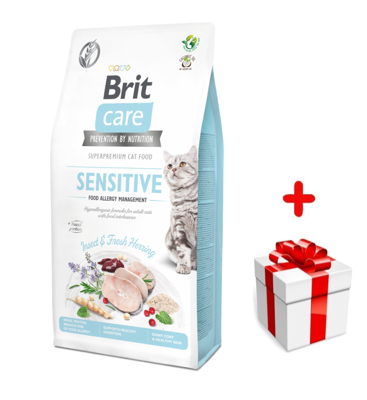 BRIT Care Cat Grain-Free Sensitive Allergy Management Insect 7kg + niespodzianka dla kota GRATIS!