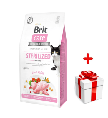 BRIT Care Cat  Grain-Free Sterilised Sensitive 2kg + niespodzianka dla kota GRATIS!