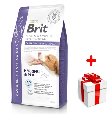 BRIT GF Veterinary Diets dog Gastrointestinal-Low Fat 2kg + niespodzianka dla psa GRATIS!