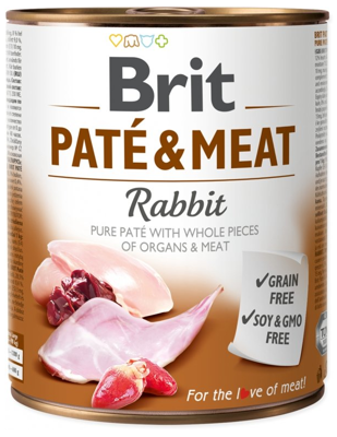 BRIT PATE & MEAT RABBIT 6x800g