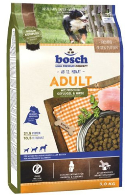 Bosch Adult Poultry & Millet, drób i proso (nowa receptura) 3kg 