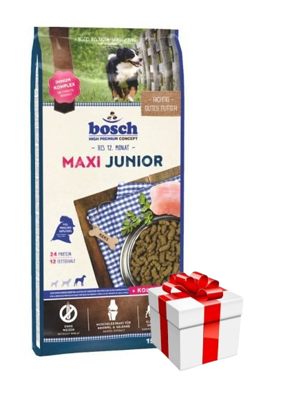 Bosch Junior Maxi (nowa receptura) 15kg + Niespodzianka dla psa GRATIS