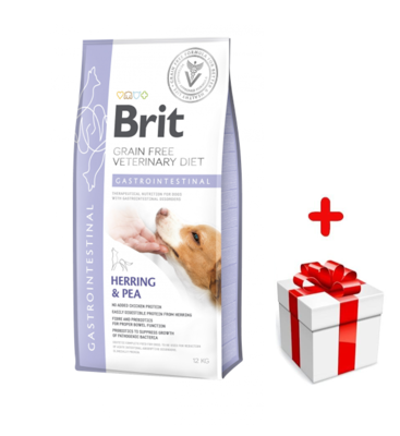Brit GF veterinary diets dog Gastrointestinal 12 kg + niespodzianka dla psa GRATIS!