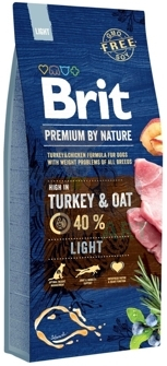 Brit Premium By Nature Light 15kg + niespodzianka dla psa GRATIS!