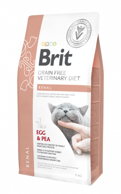 Brit gf veterinary diets cat Renal 5kg
