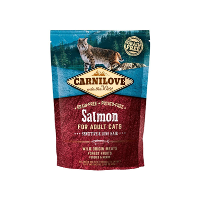 CARNILOVE Cat Salmon Sensitive & Long Hair 400g