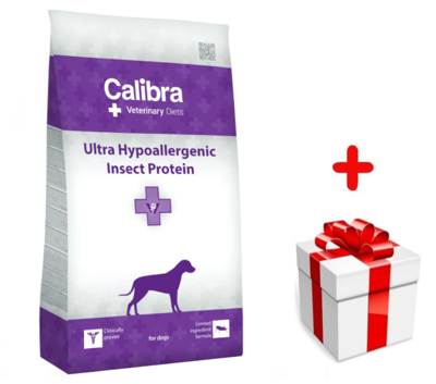 Calibra Veterinary Diets Dog Ultra Hypoallergenic Insect Protein 2kg + Niespodzianka dla psa GRATIS